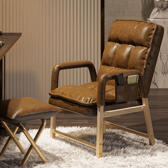 Contemporary Style Upholstered Side Chair Solid Back Arm Single Dining Chair for Home Use Clearhalo ' kitchen&dining_furn' 'Dining Chairs' 'Dining Tables & Seating' 'dining_chair' 'furn' 'furn_dining_chair' 'Furniture' 'furniture_dining_chair' 'Kitchen & Dining Furniture' 'kitchen' 1200x1200_ad9f6ee4-7f18-47f5-93a9-651c073c6188