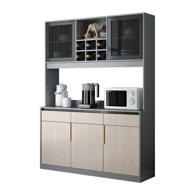 Bougard de salon en bois crédinza moderne avec rangement et tiroir