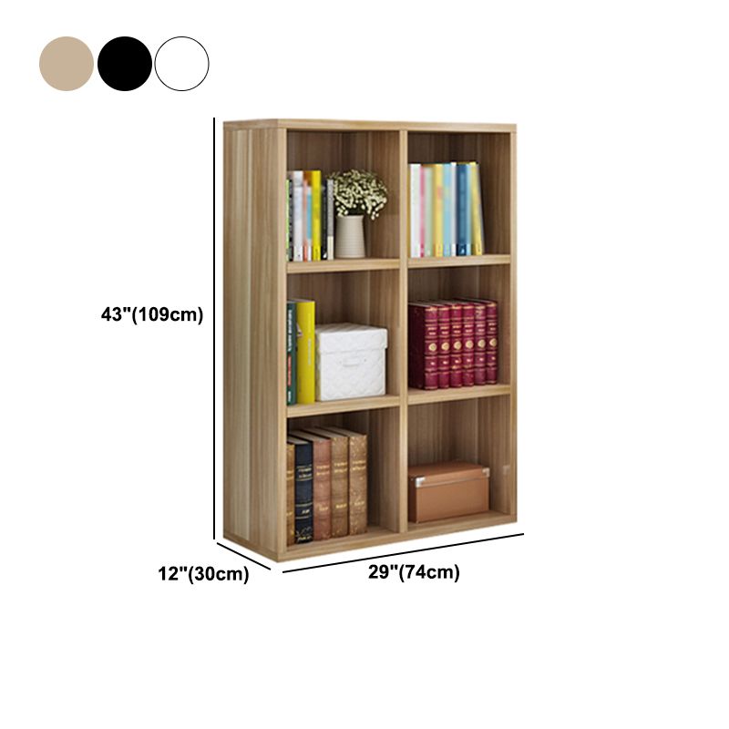 Manufactured Wood Standard Bookshelf Scandinavian Bookshelf for Study Room Clearhalo 'Bookcases' 'furn' 'furn_bookcases' 'Furniture' 'furniture_bookcases' 'Office Furniture' 1200x1200_ada1f7e0-47ae-40ef-a30d-97ac37a38966
