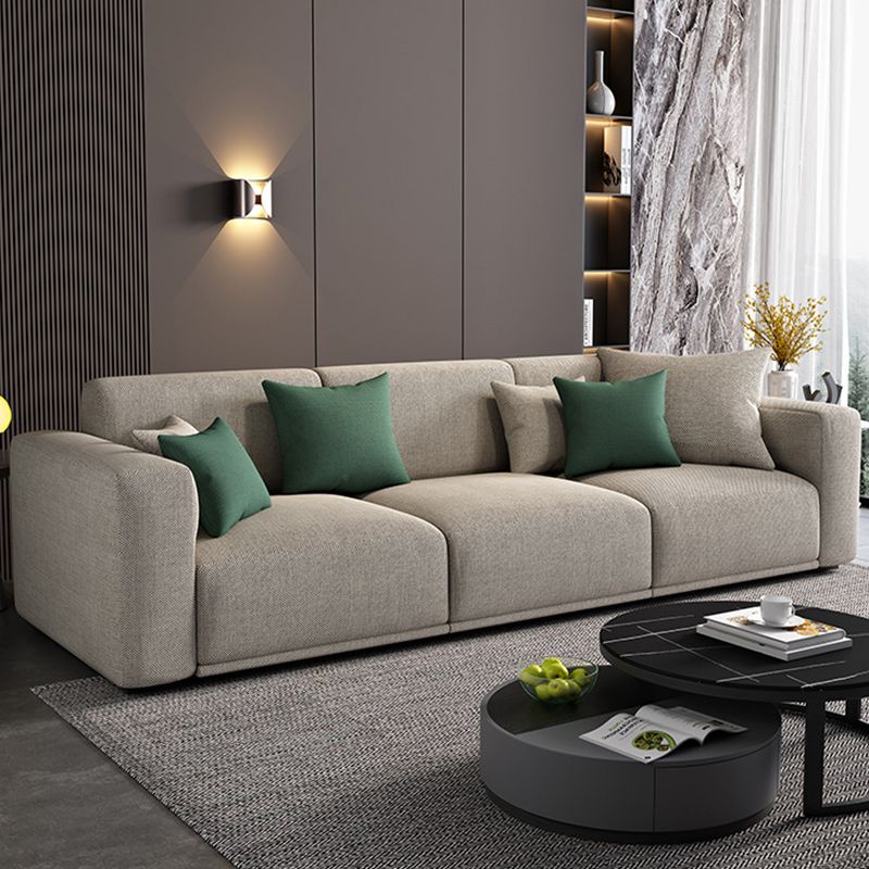 Fabric Living Room Square Arm Standard Cushions Contemporary Seating Clearhalo 'furn' 'furn_sofas' 'Furniture' 'furniture_sofas' 'kitchen' 'kitchen_sofas' 'Living Room Furniture' 'Sofa' 'sofas' 1200x1200_ada21b8b-fa9f-4998-aaf1-9de28753da8c