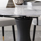 Contemporary Sintered Stone Dining Round Table Set 1/4/5/7 Pieces Dining Set