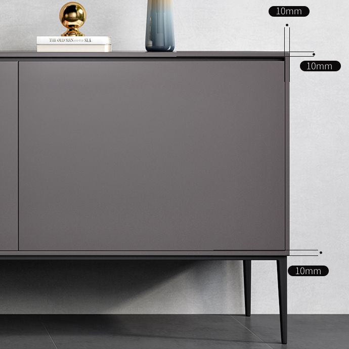 Sideboard in legno ingegnerizzato in stile glam per soggiorno