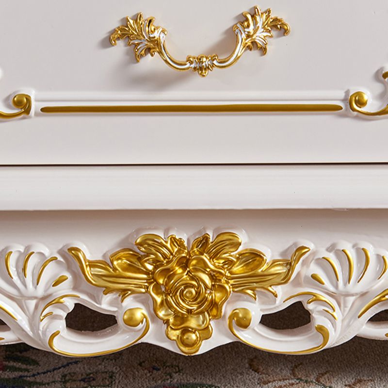 Glam TV Media Stand Open Storage TV Media Console with Drawers Clearhalo 'furn' 'furn_tv_stands_entertainment_centers' 'Furniture' 'Living Room Furniture' 'TV Stands & Entertainment Centers' 'TV Stands & Media Storage Furniture' 'tv_stands_entertainment_centers' 1200x1200_ada6a2ae-74b4-4e9b-b412-030f9f7db13f