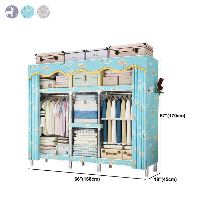 Stalen frame garderobe armoire eigentijdse garderobe kast voor slaapkamer