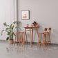 Mesa de comedor de bar contemporánea, mesa de bar rectangular de madera para cocina