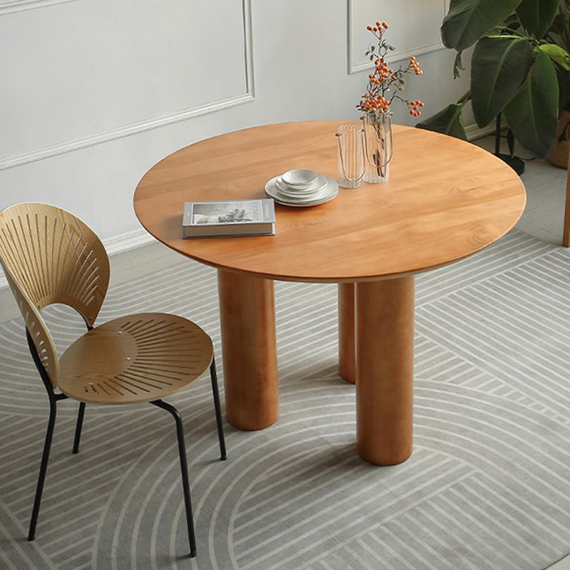 Mesa de comedor moderna de madera maciza mesa de comedor de 3 pies para uso doméstico