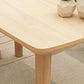 Modern Rubber Wood Dining Table 4 Legs Table for Dining Room