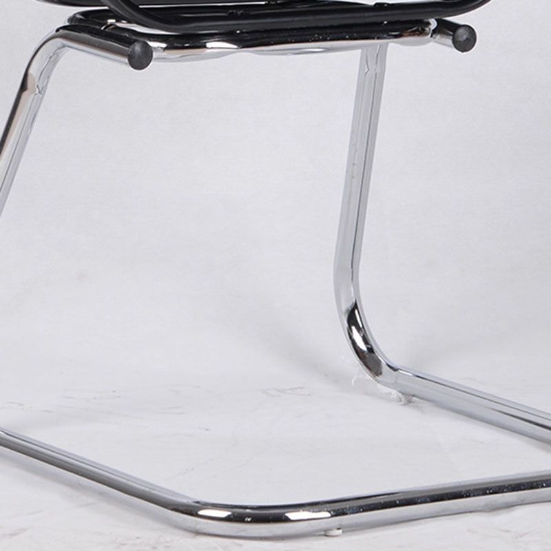 Mesh Mid Back Desk Chair Arms Included Modern Black Office Chair