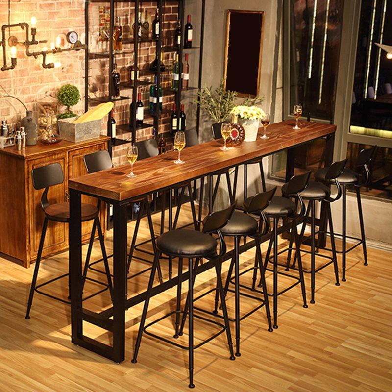 Tavolo da cocktail bar moderno tavolo da banco naturale da banco naturale tavolo da pranzo