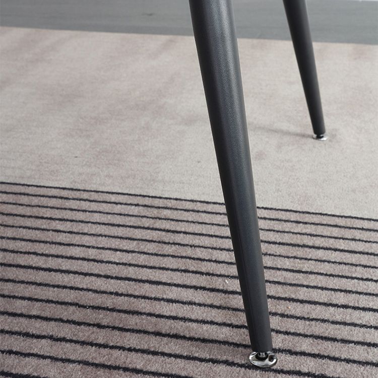 Metal Contemporary Rectangular Table Sintered Stone Top Dining Table with 4 Legs Clearhalo ' dining_table' 'Dining Tables & Seating' 'Dining Tables' 'furn' 'furn_dining_table' 'Furniture' 'furniture_dining_table' 'Kitchen & Dining Furniture' 'kitchen&dining_furn' 'kitchen' 'kitchen_dining_table' 1200x1200_ada963f1-6bee-4fc8-abf9-5088748a2e0f