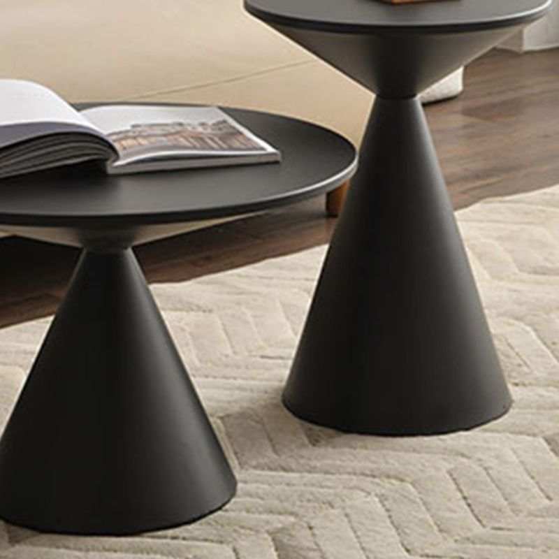 Contemporary Corner Table Round Pedestal Solid Wood Accent Side Table Clearhalo 'Coffee & Accent Tables' 'End & Side Tables' 'end_side_tables' 'furn' 'furn_end_side_tables' 'Furniture' 'Living Room Furniture' 1200x1200_adaae712-fe2b-4acb-9356-fa8fa28dd798