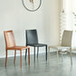 Silla de cuero moderna sólida sólida para comedor para comedor