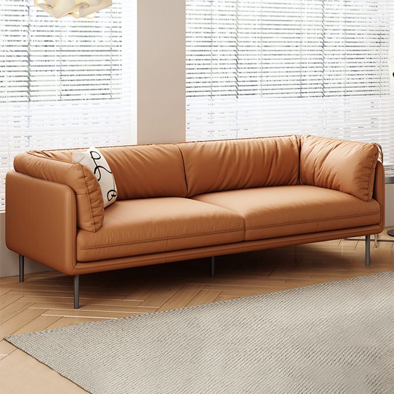Glam Cushions Standard Pillow Top Arm Stationary Settee for Living Room Clearhalo 'furn' 'furn_sofas' 'Furniture' 'furniture_sofas' 'Living Room Furniture' 'Sofa' 'sofas' 1200x1200_adac1085-c451-49b6-ba36-7f36175abf48
