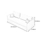 Loose Back Convertible Settee Loveseat Square Arm Standard Bed Settee Clearhalo 'furn' 'furn_sofas' 'Furniture' 'furniture_sofas' 'kitchen' 'kitchen_sofas' 'Living Room Furniture' 'Sofa' 'sofas' 1200x1200_adadc4b5-0484-4c04-868e-ad17d5cfd1b4