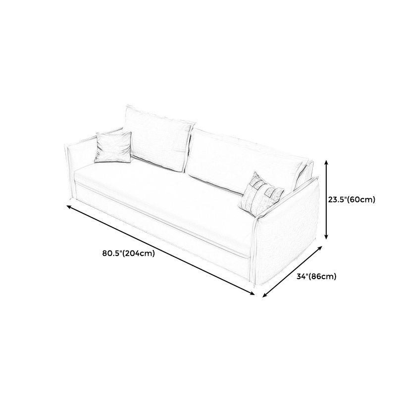 Loose Back Convertible Settee Loveseat Square Arm Standard Bed Settee Clearhalo 'furn' 'furn_sofas' 'Furniture' 'furniture_sofas' 'kitchen' 'kitchen_sofas' 'Living Room Furniture' 'Sofa' 'sofas' 1200x1200_adadc4b5-0484-4c04-868e-ad17d5cfd1b4