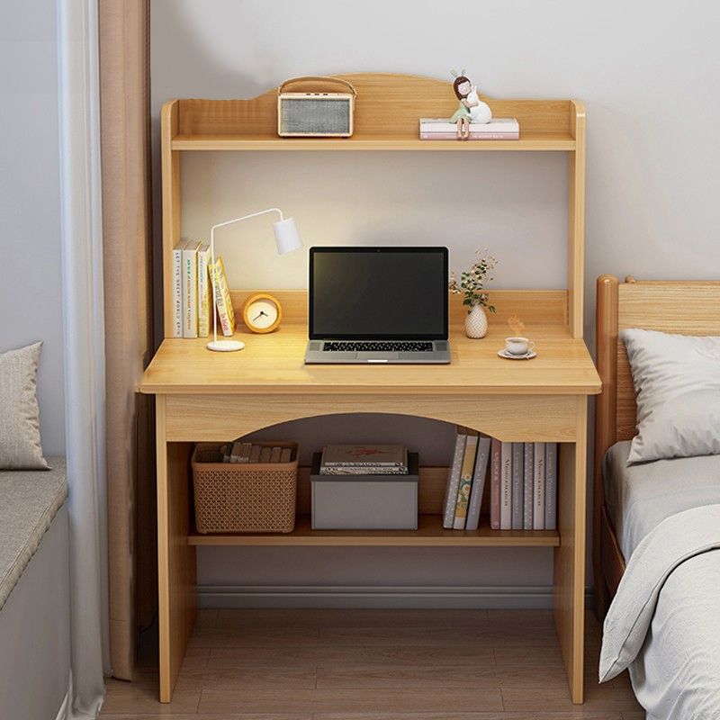 Escritorio de oficina de madera de estilo contemporáneo escritorio rectangular de tareas en blanco/natural