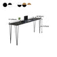 Industrial Style Rectangle Wood Top Counter Table 42-inch Height Bar Table Clearhalo 'Bar Furniture' 'Bar Tables' 'bar_tables' 'furn' 'furn_bar_tables' 'Furniture' 'furniture_bar_tables' 'Kitchen & Dining Furniture' 1200x1200_adb44818-2f9c-45ab-96fc-6a3d5d8d804e