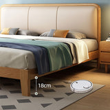 Fandinavo del pannello di cenere scandinavo Farmo di letto imbottito naturale con materasso