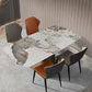 Traditional Rectangle Luxury Dining Table White Sintered Stone Table with Metal Pedestal Base Clearhalo ' dining_table' 'Dining Tables & Seating' 'Dining Tables' 'furn' 'furn_dining_table' 'Furniture' 'furniture_dining_table' 'Kitchen & Dining Furniture' 'kitchen&dining_furn' 'kitchen' 'kitchen_dining_table' 1200x1200_adb8cdb2-2a5b-46c1-bc13-a5c5ac1976b0