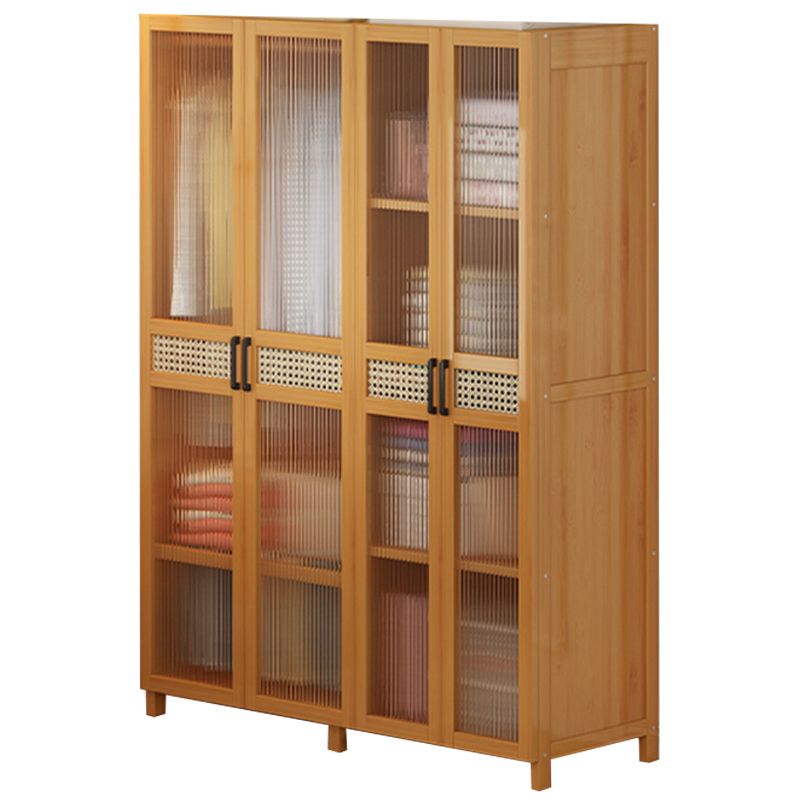 Freestanding Wood Wardrobe Modern Wardrobe with Legs and Shelves Clearhalo 'Armoires & Wardrobes' 'armoires_wardrobes' 'Bedroom Furniture' 'furn' 'furn_armoires_wardrobes' 'Furniture' 1200x1200_adbc0b6e-56d4-4640-8929-2d8416434a3d