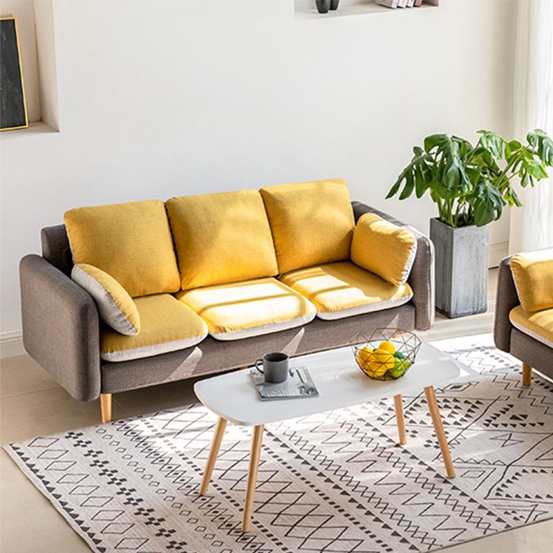 Linen Contemporary Square Arm Sofa Washable Standard Sofa for Living Room Clearhalo 'furn' 'furn_sofas' 'Furniture' 'furniture_sofas' 'Living Room Furniture' 'Sofa' 'sofas' 1200x1200_adbc8ff0-9a7a-454d-a18c-3e9306c2ed98