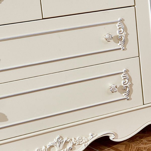 French Country Wardrobe Cabinet with Shelves Wood Wardrobe Closet