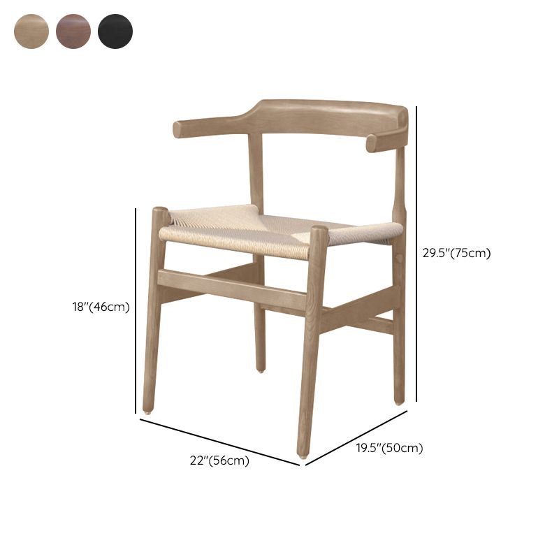 Stile contemporaneo aperto in legno solido casa usa la sedia da pranzo