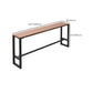 Rectangle Bar Dining Table Industrial Wood Counter Height Dining Table Clearhalo 'Bar Furniture' 'Bar Tables' 'bar_tables' 'furn' 'furn_bar_tables' 'Furniture' 'Kitchen & Dining Furniture' 1200x1200_adbdf75f-ff1d-4f30-b94c-ab8c60e9717c