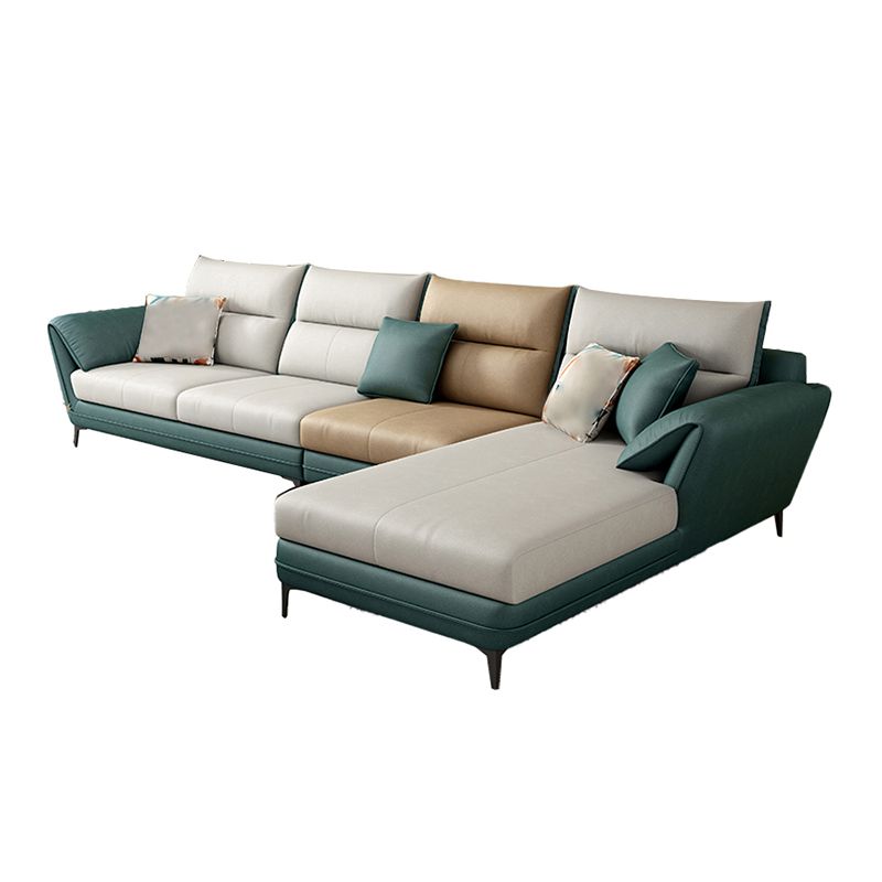 66" Wide Scandinavian Sectional Sofa Cushion Back Sectionals Clearhalo 'furn' 'furn_sectionals' 'Furniture' 'Living Room Furniture' 'Sectionals' 1200x1200_adc03e11-1ac5-4ba2-a426-ce0b9b976ac9
