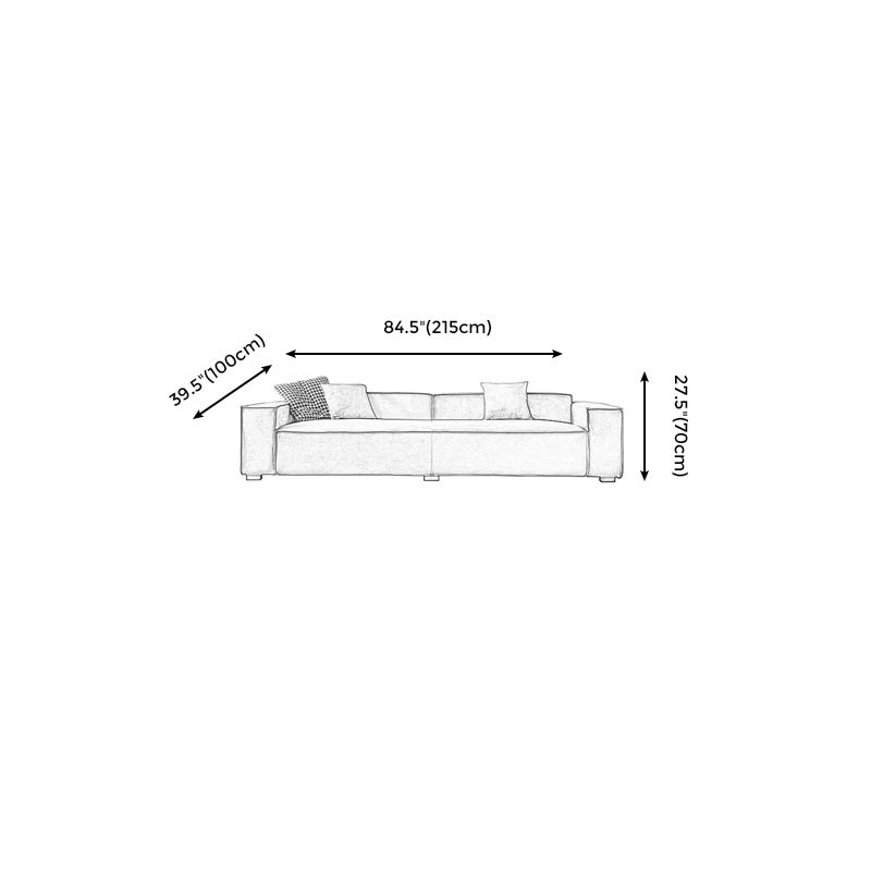 Stationary Stain-Resistant Faux Leather Sofa Living Room Gray Cushions Settee Clearhalo 'furn' 'furn_sofas' 'Furniture' 'furniture_sofas' 'Living Room Furniture' 'Sofa' 'sofas' 1200x1200_adc31c0c-24e7-4ee4-8d68-85e45a07df09