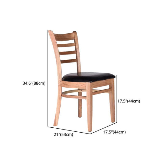 Modern Armless Dining Chairs Wooden Side Kitchen Chairs for Home Clearhalo 'Dining Chairs' 'Dining Tables & Seating' 'dining_chair' 'furn' 'furn_dining_chair' 'Furniture' 'furniture_dining_chair' 'Kitchen & Dining Furniture' 1200x1200_adc31fd1-fc0e-4cd9-b46c-1990bb2be597