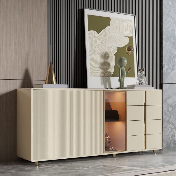 Glam Storage Chest Dresser Wooden Storage Chest with 4 Drawers Clearhalo 'Bedroom Furniture' 'Dressers & Chests' 'dressers_chests' 'furn' 'furn_dressers_chests' 'Furniture' 1200x1200_adc44f22-19ac-4f95-ad70-a4e1947f2304