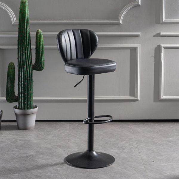 Taburete de bar elevable moderno, taburete de bar de metal con patas de metal para restaurante