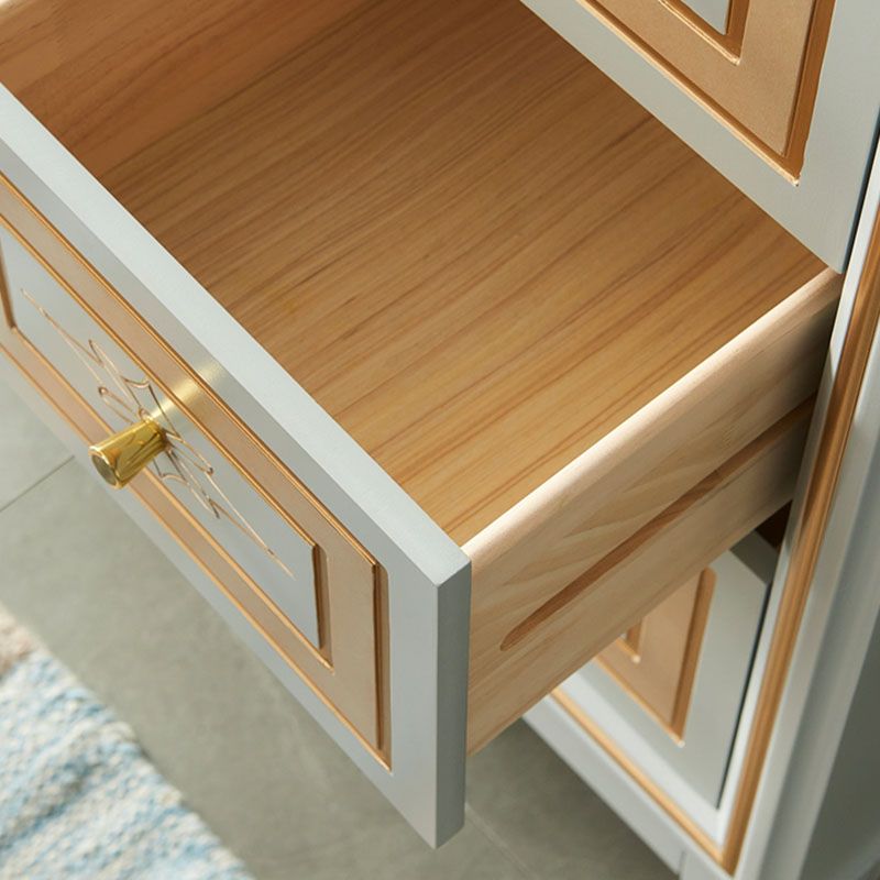 Glam 3 cassetti Sideboard Multi Porte Cuffet Cuffet con archiviazione