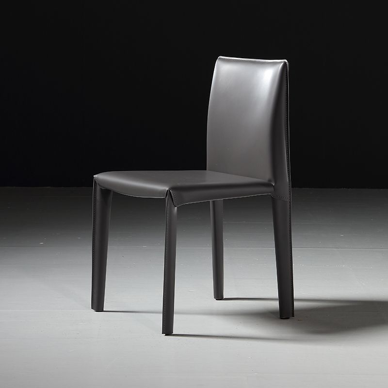 Modern Indoor Home Side Chair Faux Leather Upholstered Side Chair Clearhalo 'Dining Chairs' 'Dining Tables & Seating' 'dining_chair' 'furn' 'furn_dining_chair' 'Furniture' 'Kitchen & Dining Furniture' 1200x1200_adc7f838-73d3-43fd-b951-3f89f083d69d