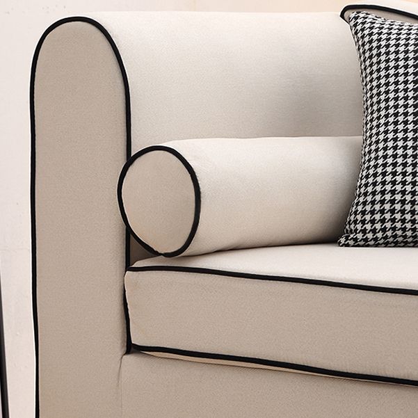 Modern Cushioned Chaise Lounge One Armed Chaise with Recessed Arms for Living Room Clearhalo 'Chairs & Seating' 'Chaise Lounge' 'chaise_lounge' 'furn' 'furn_chaise_lounge' 'Furniture' 'Living Room Furniture' 1200x1200_adc926e3-1dee-4d65-8478-7014fc3b7ebc