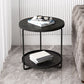 Modern Slate Corner Table Round 3 Legs Side End Table with Storage Clearhalo 'Coffee & Accent Tables' 'End & Side Tables' 'end_side_tables' 'furn' 'furn_end_side_tables' 'Furniture' 'Living Room Furniture' 1200x1200_adcbdcc9-511d-47b9-a05f-1c4196439df3