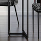 Industrial Black Table for Restaurant Rectangle Dining Table with Double Pedestal Clearhalo 'Dining Tables & Seating' 'Dining Tables' 'dining_table' 'furn' 'furn_dining_table' 'Furniture' 'furniture_dining_table' 'Kitchen & Dining Furniture' 'kitchen' 'kitchen_dining_table' 1200x1200_adced15c-4450-4ad6-9324-1ec3a488e641