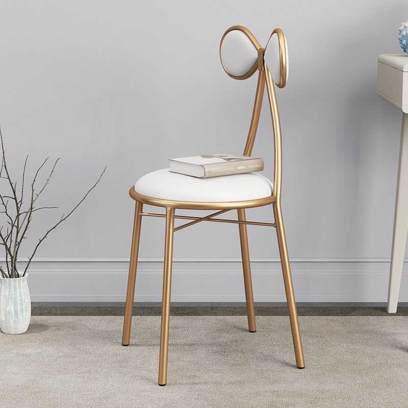 Nordic Design Armless Side Chair Open Back Leather Dining Side Chair Clearhalo ' kitchen&dining_furn' 'Dining Chairs' 'Dining Tables & Seating' 'dining_chair' 'furn' 'furn_dining_chair' 'Furniture' 'furniture_dining_chair' 'Kitchen & Dining Furniture' 'kitchen' 1200x1200_add0c33a-4c4c-4114-ba6b-2cb22ac47360