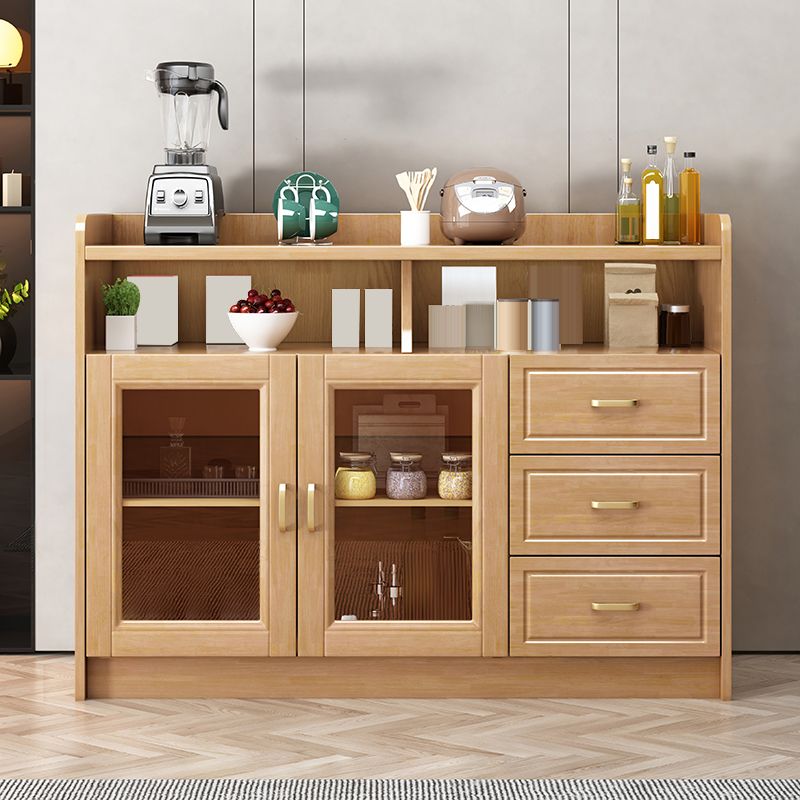 Tavolo da buffet in stile moderno tavolo in legno massiccio con armadio e cassetti