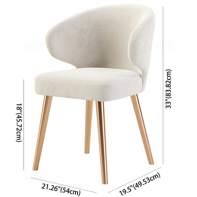 Modern Indoor-Outdoor Chair Metal Dining Wingback Armless Chair for Kitchen Clearhalo ' kitchen&dining_furn' 'Dining Chairs' 'Dining Tables & Seating' 'dining_chair' 'furn' 'furn_dining_chair' 'Furniture' 'furniture_dining_chair' 'Kitchen & Dining Furniture' 'kitchen' 1200x1200_add3bcb3-210b-4b9f-ba25-eb27c4e5a4ce