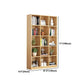 Closed Back Wood Bookshelf Scandinavian Style Bookcase for Home Office Clearhalo 'Bookcases' 'furn' 'furn_bookcases' 'Furniture' 'furniture_bookcases' 'kitchen' 'kitchen_bookcases' 'Living Room Furniture' 'Office Furniture' 1200x1200_add51175-b427-413b-a535-6249c59c8ea5