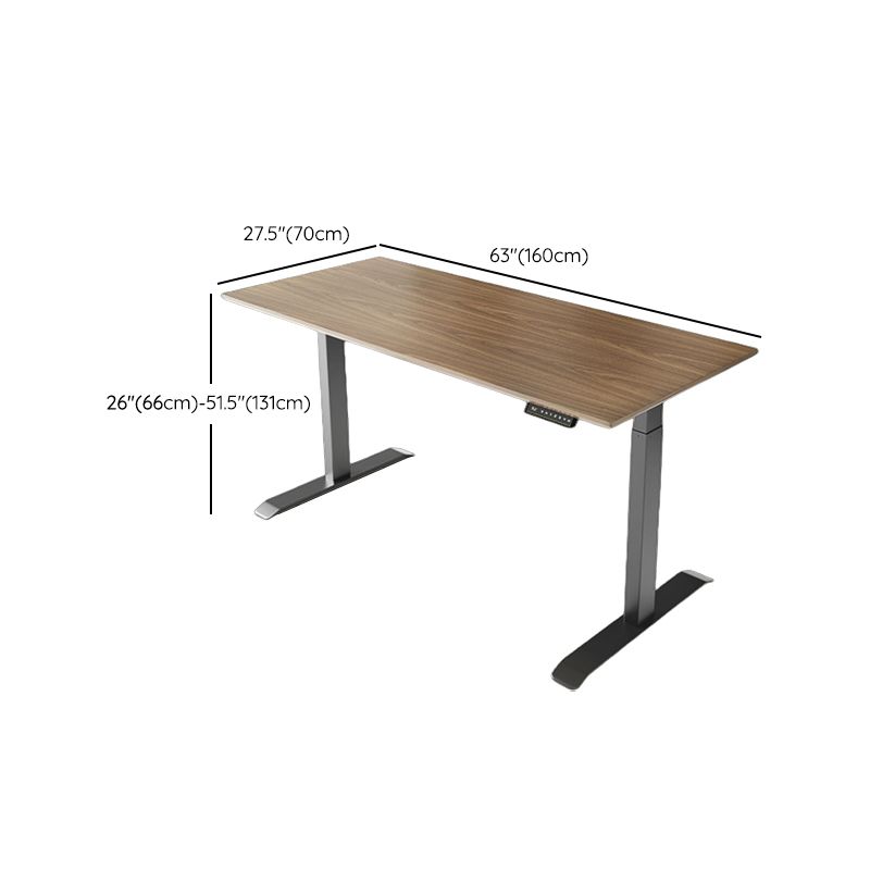 MODERNA BASE T-SHAPE BASE OFFICIO DESCIO RECTALLANGE IN LEGNO DESK PER CASA