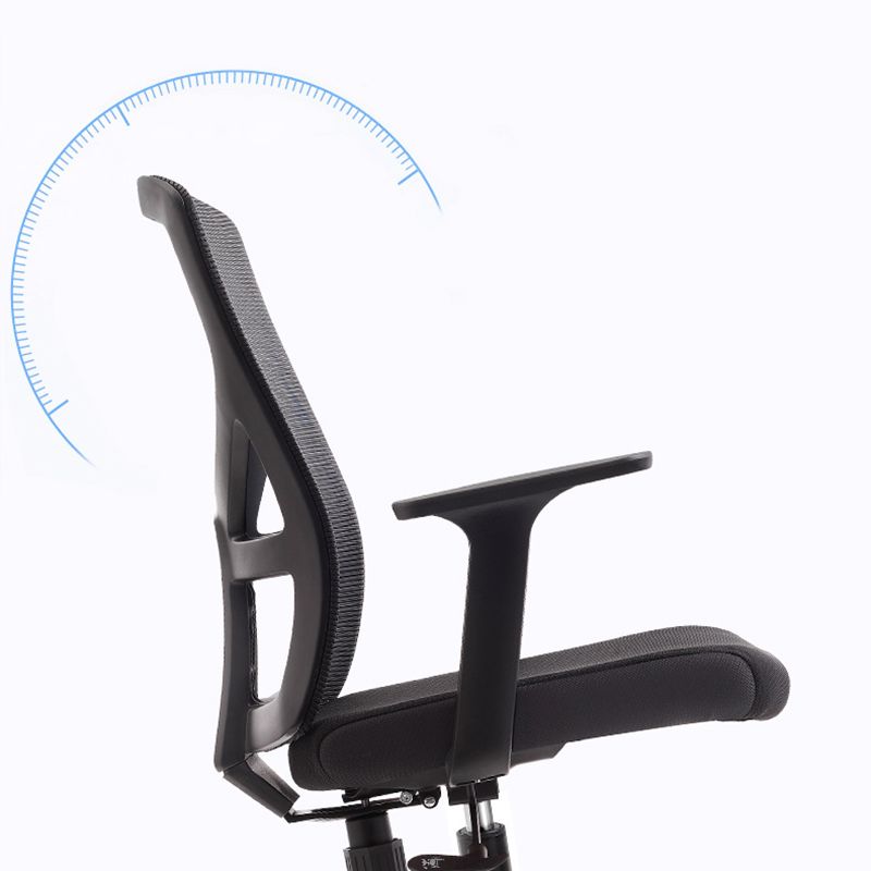 Modern Office Chair Slide Adjustable Seat Height Fixed Arms Desk Chair Clearhalo 'furn' 'furn_office_chair' 'Furniture' 'Office Chairs' 'Office Furniture' 'office_chair' 1200x1200_add6f6a4-ebd4-4d03-864e-7d85a3c34a3e