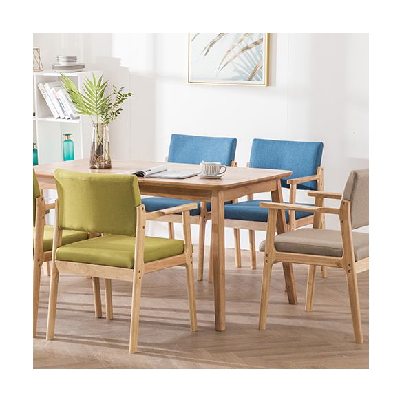 Modern Balcony Open Back Arm Chair Matte Finish Upholstered Dining Chair Clearhalo ' kitchen&dining_furn' 'Dining Chairs' 'Dining Tables & Seating' 'dining_chair' 'Furniture' 'furniture_dining_chair' 'Kitchen & Dining Furniture' 'kitchen' 1200x1200_add9e4ba-6817-4301-839e-4e8ddb644cf3