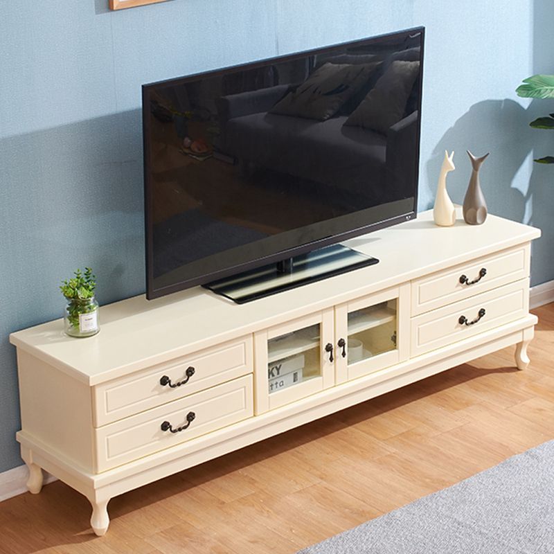 Transitional Wooden TV Stand TV Media Stand with Doors for Living Room Clearhalo 'furn' 'furn_tv_stands_entertainment_centers' 'Furniture' 'Living Room Furniture' 'TV Stands & Entertainment Centers' 'TV Stands & Media Storage Furniture' 'tv_stands_entertainment_centers' 1200x1200_addf912c-76ba-497f-b07d-aa6b0cc13823