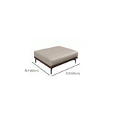 Minimalist Pillow Top Arm Sofa Gray Leather Loose Back Cushions Sofa