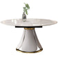 Modern Round Dining Table Sintered Stone Dining Table with Pedestal Base for Home Kitchen Dinner Clearhalo ' dining_table' 'Dining Tables & Seating' 'Dining Tables' 'furn' 'furn_dining_table' 'Furniture' 'furniture_dining_table' 'Kitchen & Dining Furniture' 'kitchen&dining_furn' 'kitchen' 'kitchen_dining_table' 1200x1200_ade1588b-6432-412c-9293-49dde62e8b4b