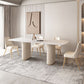 Nordic Style Sintered Stone Rectangle Table Set 1/4/5/7 Pieces Set Clearhalo 'Dining Room Sets' 'Dining Tables & Seating' 'dining_room_set' 'furn' 'furn_dining_room_set' 'Furniture' 'Kitchen & Dining Furniture' 1200x1200_ade6e123-e242-4bfa-afe8-57d49b1f9abb