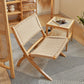 Solid Wood Chair Woven Back Lounge Accent Chair for Living Room Clearhalo 'Accent Chairs' 'accent_chairs' 'Chairs & Seating' 'furn' 'furn_accent_chairs' 'Furniture' 'Living Room Furniture' 1200x1200_ade6e93a-1670-4c0a-be42-923ed1d2b3d4